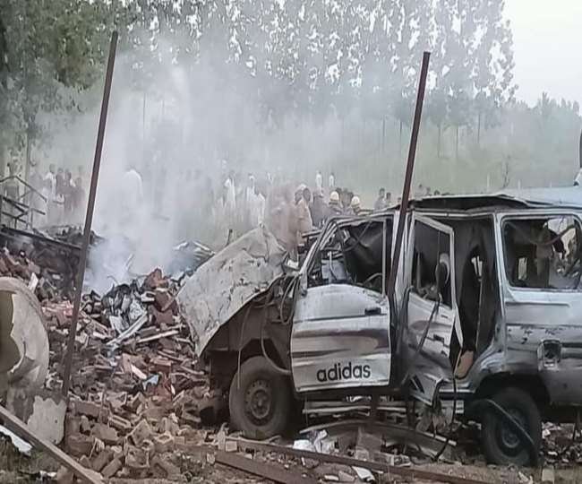 सहारनपुर में पटाखा फैक्ट्री में भीषण विस्फोट, कई श्रमिकों की मौत
