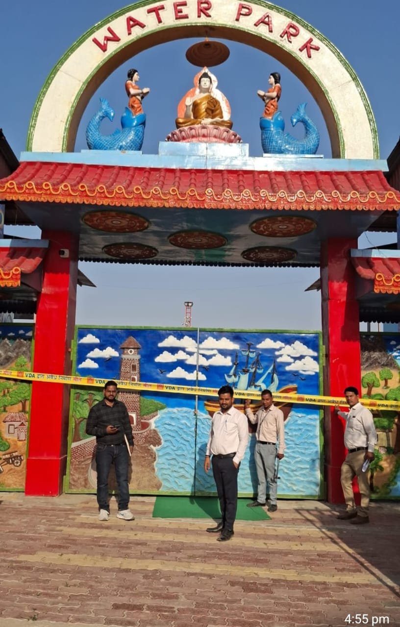 उपाध्यक्ष  द्वारा अवैध निर्माण के विरुद्ध सील की कार्यवाही सम्पादित की गयी।